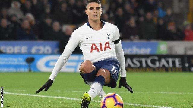 Tottenham's Erik Lamela