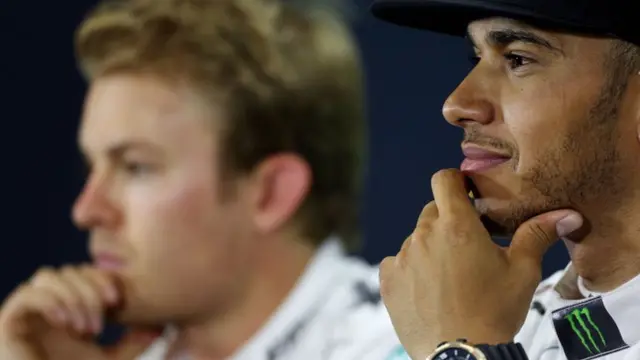 Lewis Hamilton and Nico Rosberg