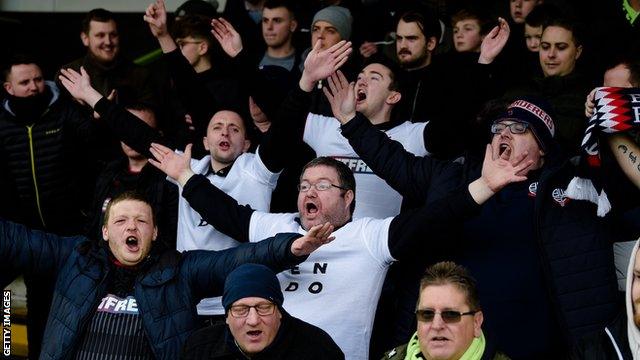 Some Bolton fans attended Forest Green Rovers' home game on Saturday after being invited by chairman Dale Vince