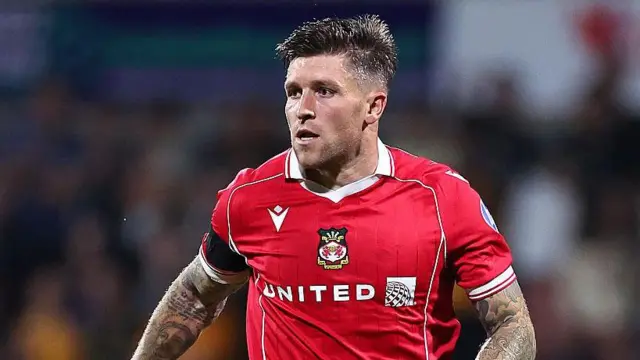 Josh Windass playing for Wrexham