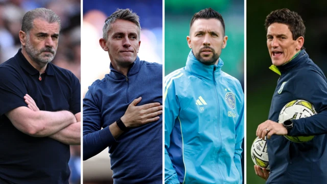 Ange Postecoglou, Kieran McKenna, Francesco Farioli, Keith Andrews
