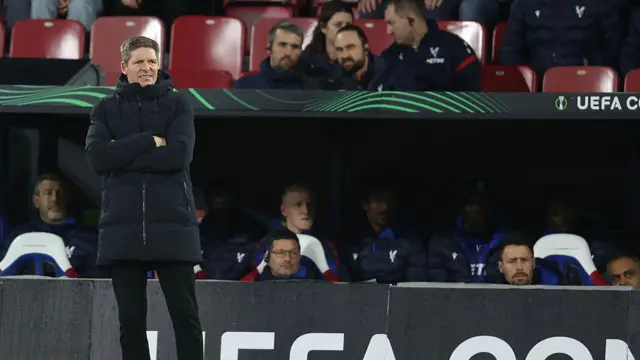 Crystal Palace head coach Oliver Glasner