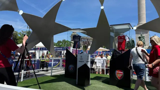 Champions League fan festival in Budapest