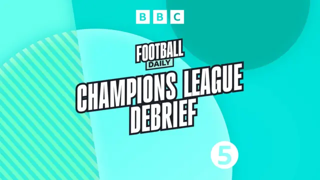 Champions League debrief podcast banner