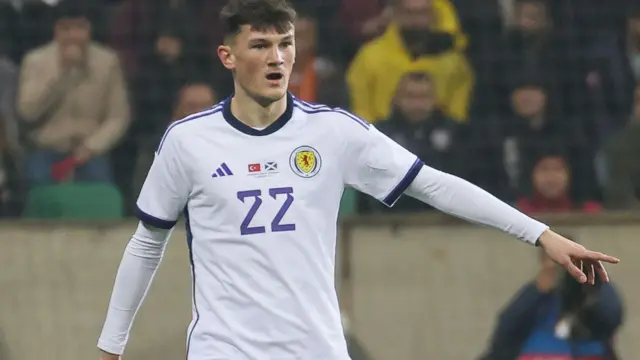 Calvin Ramsay's sole Scotland outing so far came in a 2-1 friendly defeat by Turkey in November 2022