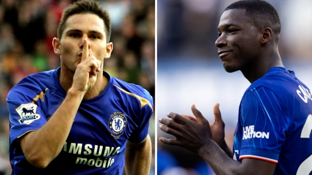Frank Lampard and Moises Caicedo