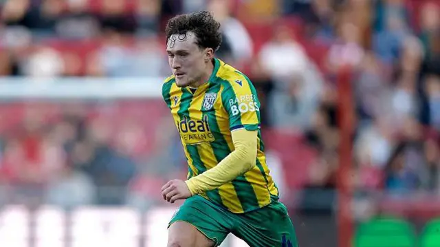 Callum Styles in action for West Brom during their 1-0 win over Bristol City