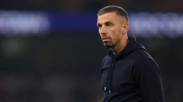 Gary O'Neil, Manager of Wolverhampton Wanderers, reacts after the Premier League match between Wolverhampton Wanderers FC and Crystal Palace FC at Molineux