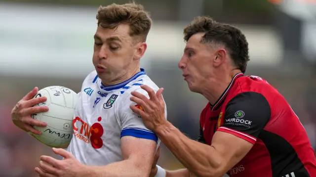 Michael Bannigan in action for MOnaghan
