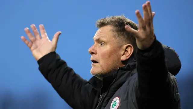Cliftonville manager Jim Magilton