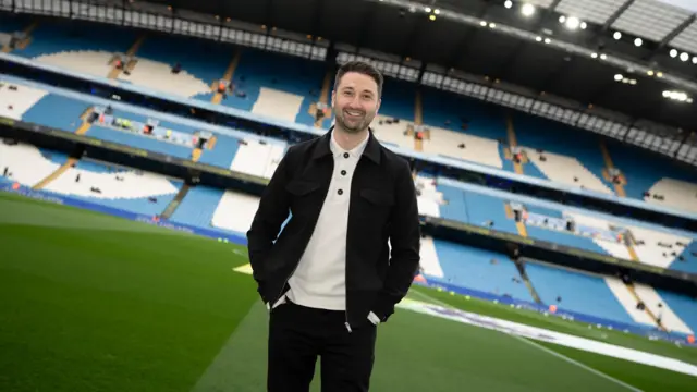 Mike Minay at Etihad Stadium