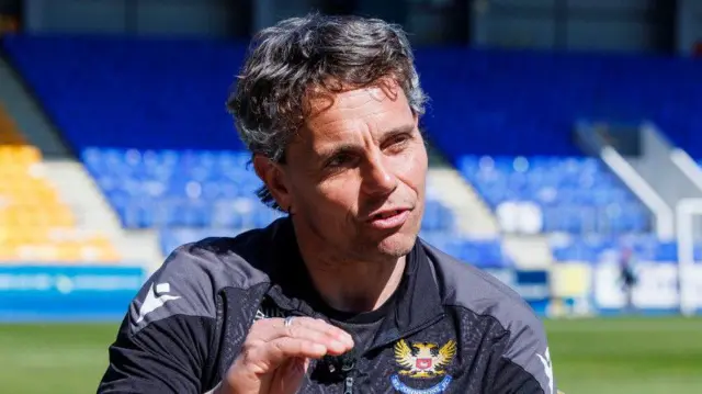 St Johnstone head coach Simo Valakari