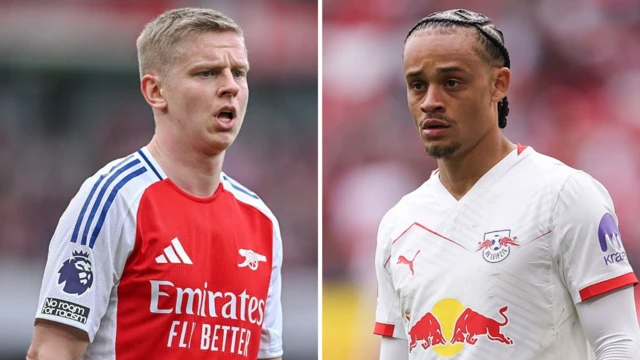 Oleksandr Zinchenko and Xavi Simons
