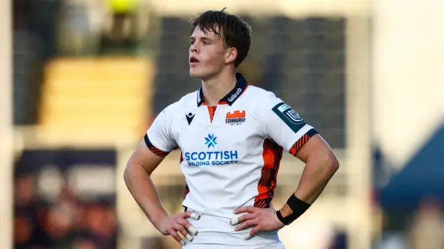 Hector Patterson during a pre-season friendly for Edinburgh
