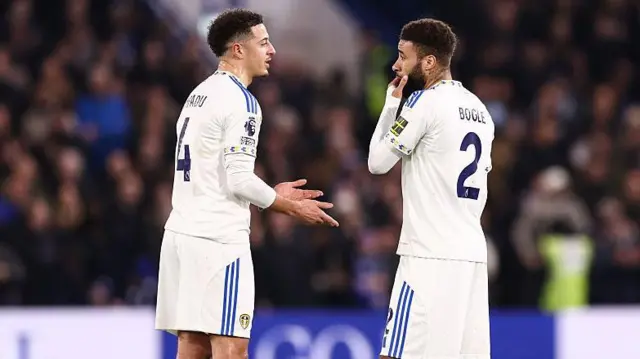  Ethan Ampadu and Jayden Bogle in conversation