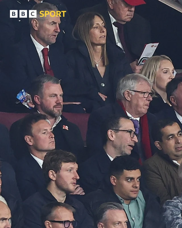 Jimmy Thelin and Sir Alex Ferguson