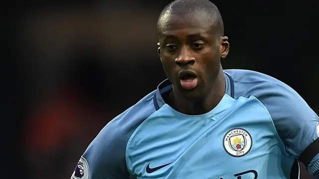 Yaya Toure in action for Manchester City