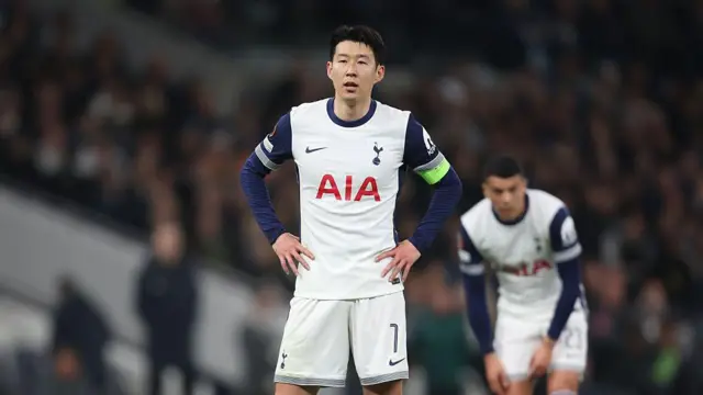 Son in action for Tottenham