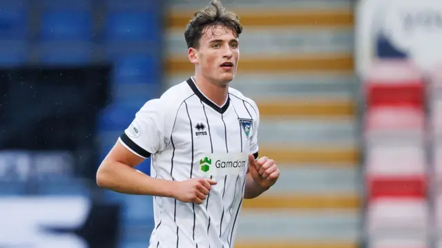 Barney Stewart has made six appearances for Dunfermline since joining in the summer