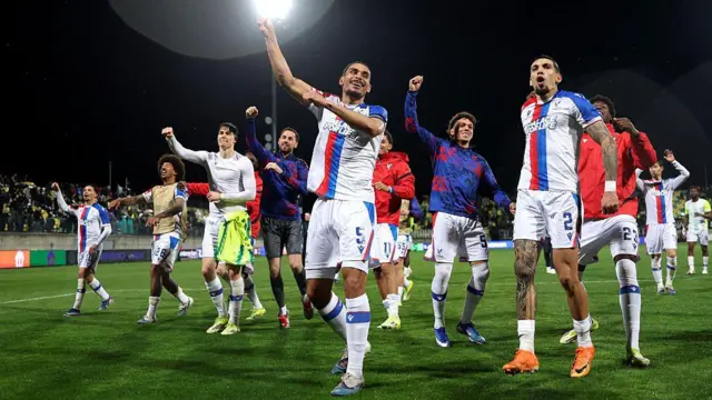  Maxence Lacroix and Daniel Munoz of Crystal Palace celebrate