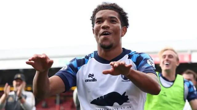 Kyrell Wilson scored on his Falkirk debut at Pittodrie