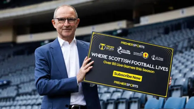 Martin O'Neill was speaking at an event to promote Premier Sports