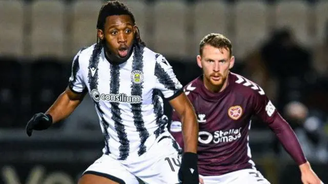 Hearts v St Mirren graphic