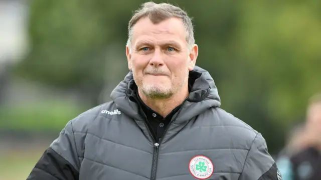 Cliftonville manager Jim Magilton