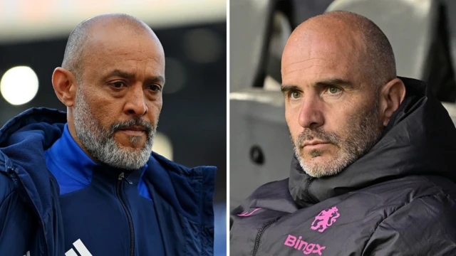 Nuno Espirito Santo and Enzo Maresca 