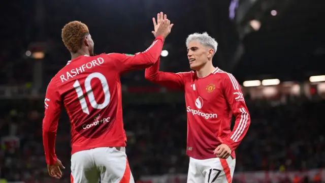 Alejandro Garnacho and Marcus Rashford