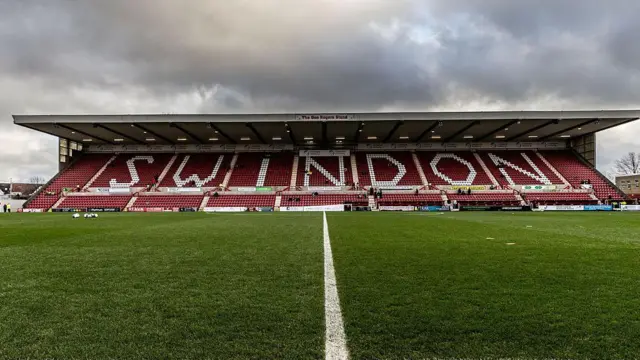 A general view of Swindon's County Ground 
