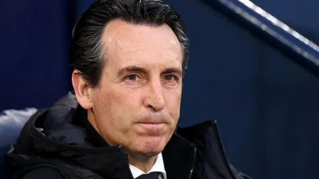 Aston Villa manager Unai Emery 