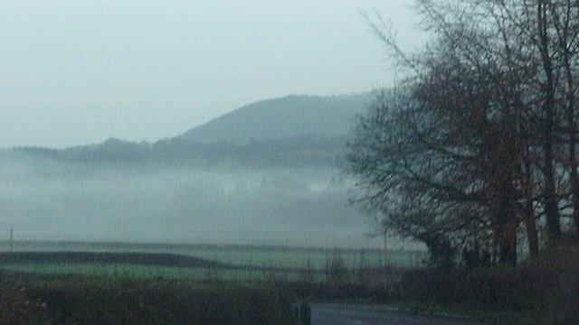 Fog in the Usk valley