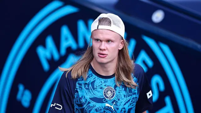 Manchester City striker Erling Haaland