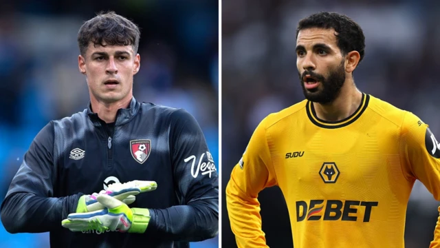 Kepa Arrizabalaga and Rayan Ait-Nouri