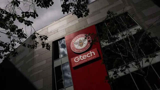 General view outside Gtech Stadium