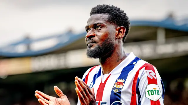 Jeremy Bokila in action for Willem II
