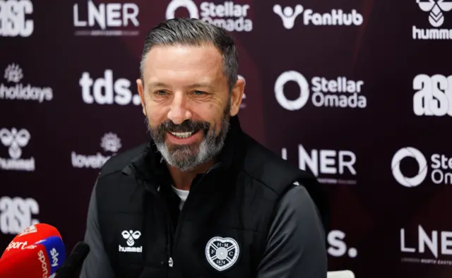 Hearts manager Derek McInnes