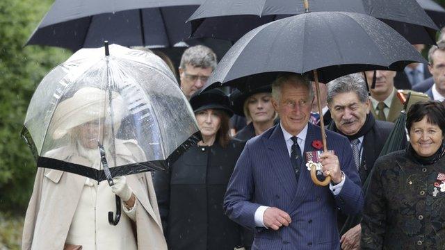 Charles and Camilla in New Zealand