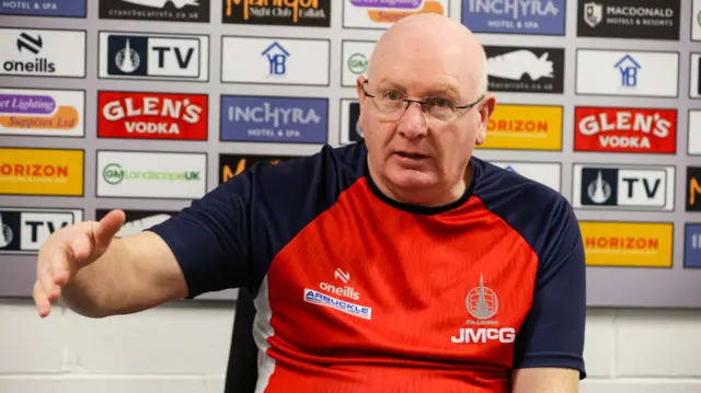 Falkirk manager John McGlynn