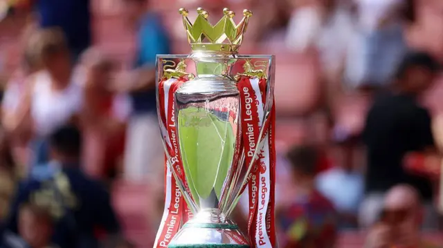 Premier League trophy