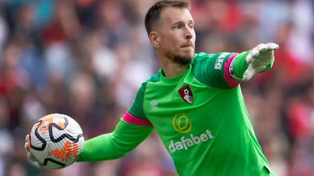 Neto in action for Bournemouth