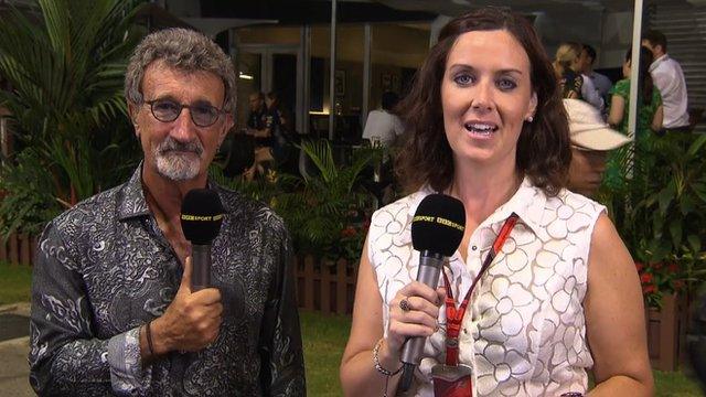 Lee McKenzie and Eddie Jordan