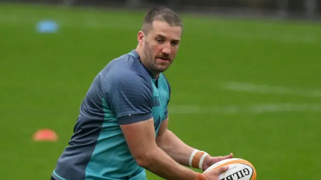 Stuart McCloskey in Ireland training in Sydney