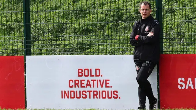 Regis Le Bris during a Sunderland training session