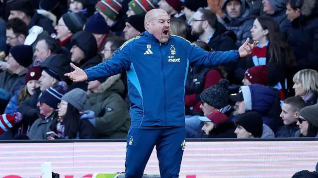 Sean Dyche managing Nottingham Forest