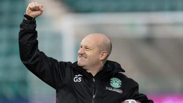 Hibs manager Grant Scott