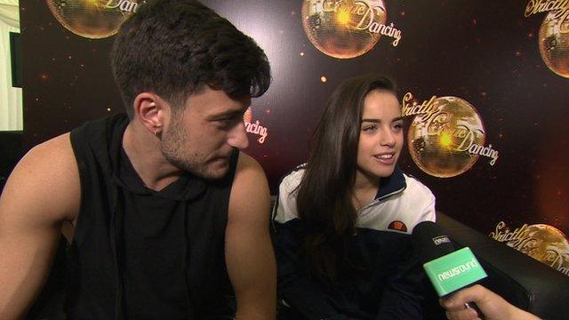 Georgia May Foote speaking to Ricky