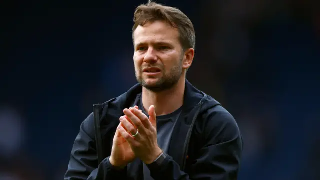Former Watford boss Tom Cleverley during the game against Blackburn in April