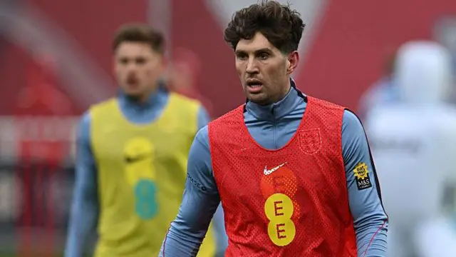 John Stones in training for England